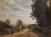 Corot Camille The road of sevres Sweden oil painting artist